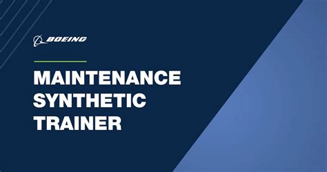 Maintenance Synthetic Trainer (MST) .
